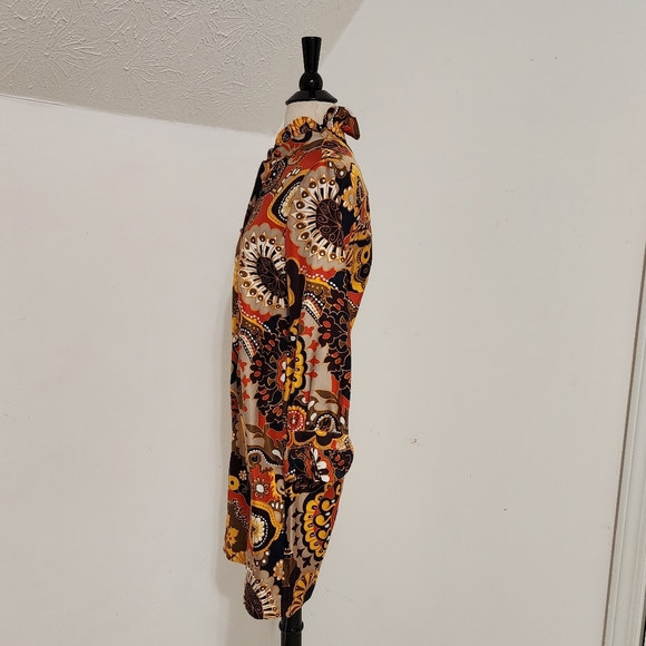 J. Crew Silk San Remo Print Shirt Dress - Picture 7 of 10